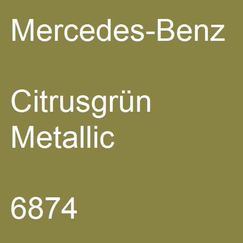 Mercedes-Benz, Citrusgrün Metallic, 6874.